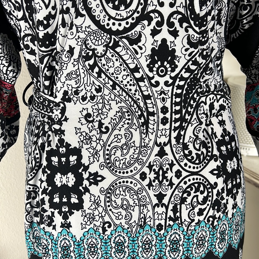 In Bloom S Mixed Pattern Robe - Picture 14 of 16